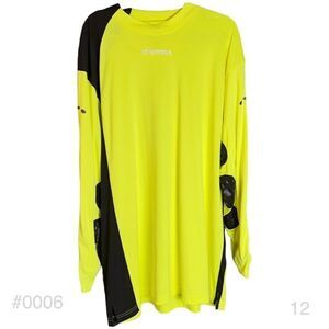 Diadora mens diadry mens xl fluorescent yellow soccer futbol shirt